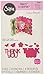Sizzix 661128 Thank You 3-D Drop-Ins Sentiment Thinlits Die Set by Stephanie Barnard (9/Pack)