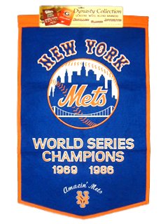 New York Mets Felt Championship Banner