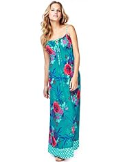 Oriental Swirl Maxi Dress