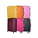 スーツケースキャリーケースキャリーバッグ軽量大型小型中型機内持ち込みTSAロックABSポリカーボネート半鏡面仕上げ9色4サイズトラベルハウスTravelhouse