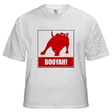 Jim Cramer Booyah White T-Shirt Wall street White T-Shirt by CafePress