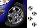 PT Cruiser Silver Center Wheel Caps w/ PT Logo