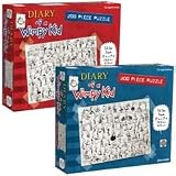 Pressman Diary of a Whimpy Kid 200 Piece Puzzle 2 Pack - Books 1 and 2