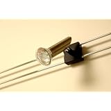 Dual Antique Brass Adjustable Cordless Wall Reading Lamps -for the bedroom wall. Read in bed without disturbing others. Uses (4) "D" Batteries, Adjustable Ultra Bright LED Lamps