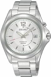 Stainless Steel Kinetic Silver Tone Dial Power Indicator