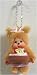 Bakery Shop Monchhichi Strawberry Tarte Keychain Plush Doll Image