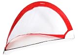 2 ProSource Red EZ Expandable Collapsable Portable Popup Pop Up Training Soccer Goals