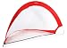 2 ProSource Red EZ Expandable Collapsable Portable Popup Pop Up Training Soccer Goals