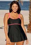 Beach Belle® Sassy Plus Size Lingerie Swimdress - Women's Swimwear