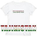 T-Shirt Woman White " Flag Tajikistan " Country