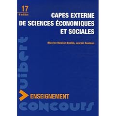 CAPES externe de Sciences Economiques et Sociales