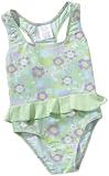 Playshoes Mädchen Badeanzug, geblümt 460073 Badeanzug Flower von Playshoes mit UV-Schutz nach Standard 801 und Oeko-Tex Standard 100