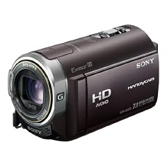 Sony HDR-CX350VET Full HD Camcorder (Flash, 12 fach optischer Zoom, 6,9 cm (2,7 Zoll) Display, EXMOR R Sensor, Touchscreen) bordeaux