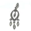 Pendant with Chain Sterling Silver Jewelry 1.75 Inches