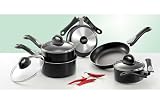 Electronics : Bialetti 5 Piece Space Saver Aluminium Pan Set.