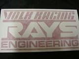 Volk Racing Decal Sticker (New) Red