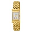 Womens Caravelle by Bulova Mother-of-Pearl Dial Bracelet Watch - Yellow White