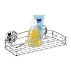 Wenko 16768100 Wandablage Super-Loc - Befestigen ohne Bohren, Chrom, 26 x 6.5 x 14 cm
