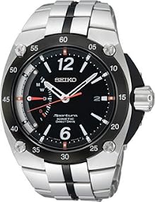 Seiko #SRG005 Men's Stainless Steel Sportura Kinetic Direct Drive Watch