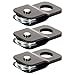 ECCPP 3 PCS 4 Ton Snatch Block Pulley for 4X4 ATV UTV SUV Pickups Recovery (Black)