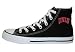 Search : Game Day Soles Hi Top Black University of Nevada Las Vegas (UNLV) Logo Canvas men's 9/ women's 11