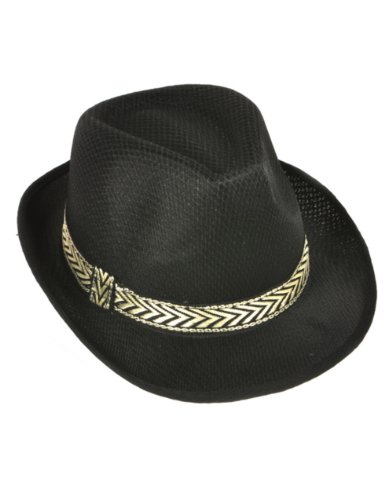 Black Mesh Fedora