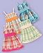 GUESS? Little Girl Plaid Babydoll Top