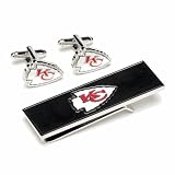 Kansas City Chiefs Cufflinks and Money Clip Gift Set