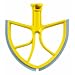 New Metro Design Beater Blade Pro Food Service and Restaurant Use KitchenAid 6-Quart Bowl Lift Models yellow with grey blades