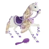 Barbie Modern Fashion White Purple Horse