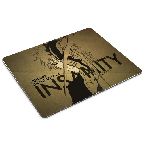 Bleach Kurosaki Ichigo Red Mouse Pads Anime Game Manga Comic ACG Customized Made to Order Support Ready 9 7/8 Inch (250mm) X 7 7/8 Inch (200mm) X 1/16 Inch (2mm) Eco Friendly Cloth with Neoprene Rubber Woocoo Mouse Pad Desktop Mousepad Laptop Mousepads Comfortable Computer Mouse Mat Cute Gaming Mouse_pad