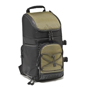 Tenba 632-631 Shootout Convertible Medium Photo Sling Bag (Black/Olive)