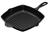 Produkt-Bild: Le Creuset 20121260000460 Skillet-Grillpfanne quadratisch 26 x 26 cm schwarz