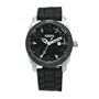 Fossil Men's AM4321 Decker Silicone Strap Black Dial Watch