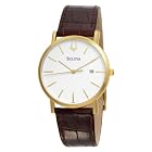 Bulova Men's 97B100 Strap White Dial Watch