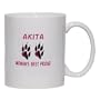 AKITA WOMAN'S BEST FRIEND Mug for Coffee / Hot Beverage (choice of sizes and colors)