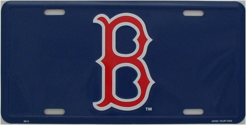 LP - 573 Boston Redsox Red Sox License Plate - 2614