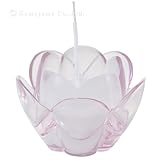 〔フローティングキャンドル〕ジェムロータスLW 〔ライトパープル〕_水に浮かべるから安心