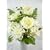 Artificial Silk Flower Peony Mum Eucalyptus Berry Arrangement (Cream) from GT Decorations