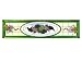 Grapevine Victorian Purple Horizontal Art Stained Glass Panel Wall Hanging Suncatcher 10 x 42