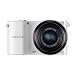 Samsung NX1000 Digital Compact System Camera - White (20.3MP, 20-50mm Lens Kit) 3.0 inch LCD