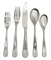 Hampton Forge Stephanie Satin 20-Piece 18/0 Forged Flatware Set, Service for 4