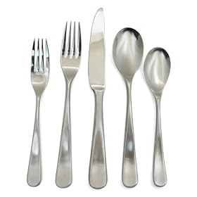 Buy Hampton Forge Stephanie Satin 20-Piece 18 0 Forged Flatware Set, Service for 4