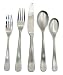 Hampton Forge Stephanie Satin 20-Piece 18/0 Forged Flatware Set, Service for 4