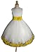 NEW Ivory/yellow Flower Girl Pageant Easter Dress ...