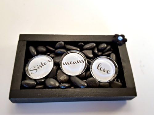 Mini Zen Garden Featuring the Word Sister Means Love 5 in. by 3 in.