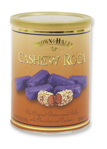 Cashew Roca Canister (13.3 oz) by Brown & Haley
