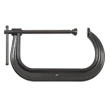 Bessey CDF410 10-Inch Black Oxide Spindle Drop Forged C Clamp