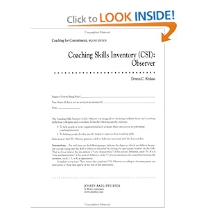 Coaching for Commitment: Coaching Skills Inventory , Observer [Paperback] - textbooks for sale