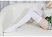 Kingfansion Womens Girls Fashion Opaque Over Knee Thigh High Elastic Socks (White)